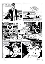 FRANCO SAUDELLI - Original Dylan Dog Table No. 309 