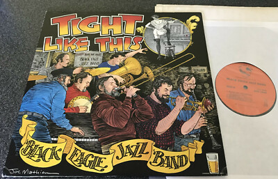 BLACK EAGLE JAZZ BAND-TIGHT LIKE THIS-1st PRESS STOMP OFF 1983 VINYL LP (EX/EX+)