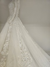 wedding dress size 8 princess long sleeve