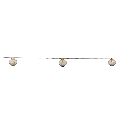 Sterno Home Solar String Lights in Gold 12-Foot - Picture 2 of 4