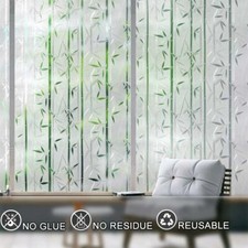 2m 5m Privacy White Frosted Window Film Frost Etched Glass Static Plastic Vinyl