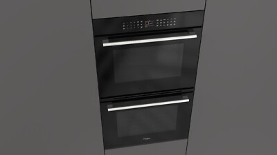 F7DP30B1 - 30'' 700 Series Convection Double Oven, Self Clean, Black