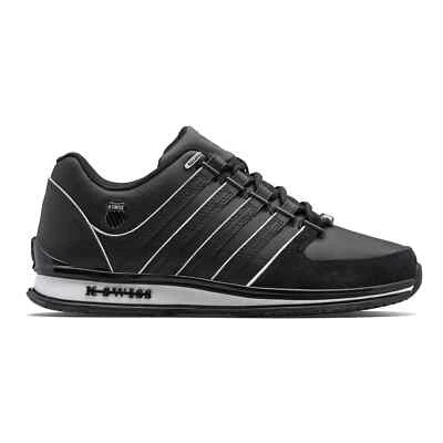 K-Swiss RINZLER Herren Leder Sneaker Echtleder Sportschuhe ZX 750 (01235-002-M)