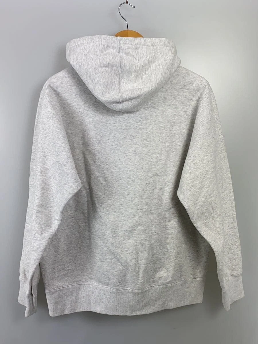 Felpa Supreme con cappuccio M cotone grigio usata