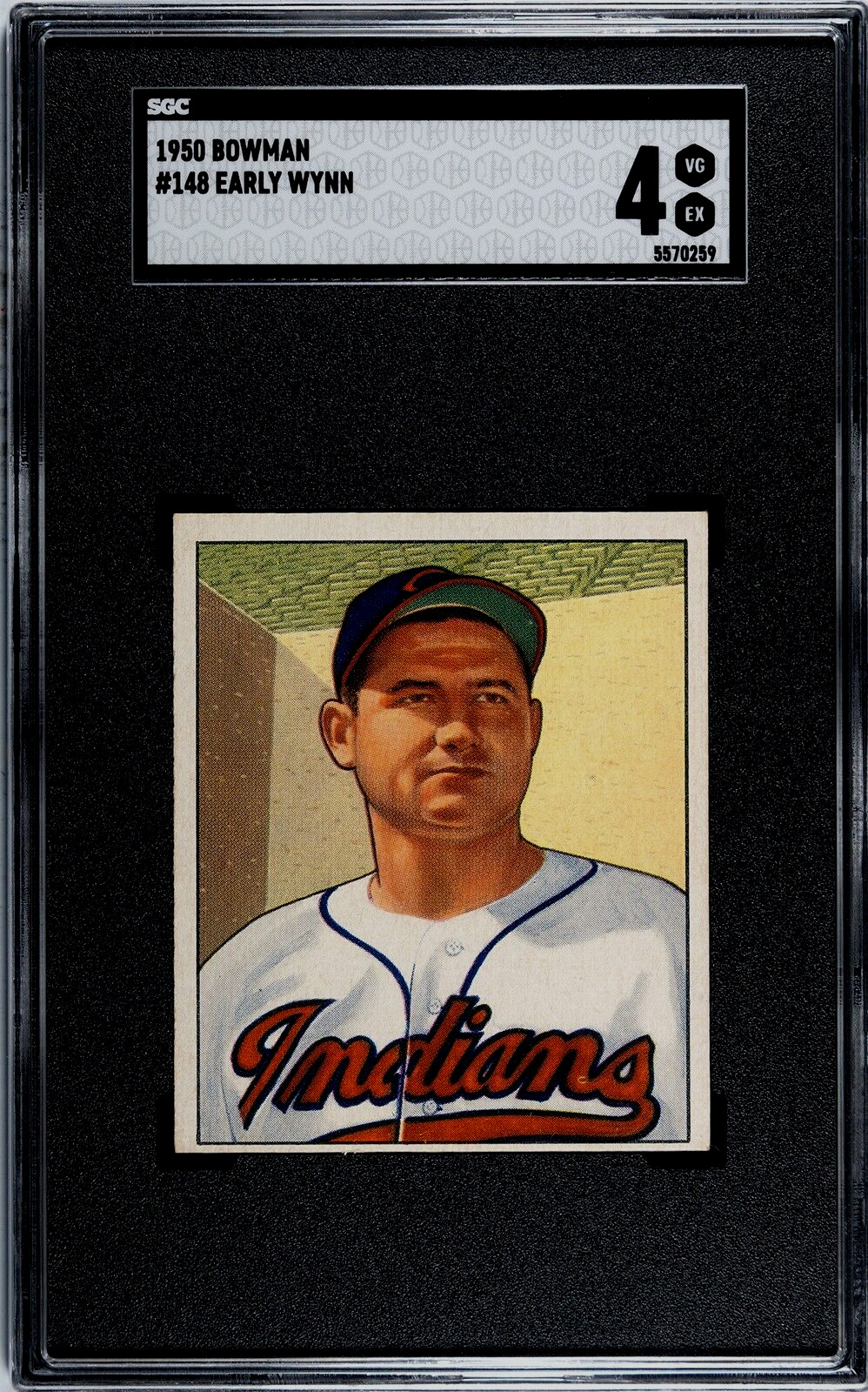 SGC 4 - 1950 Bowman #148 Early Wynn Cleveland Indians HOF