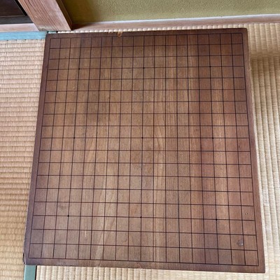 Go Board Japanese Vintage with 4 legs Igo goban 45cm × 40cm