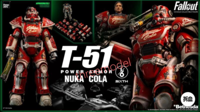 Threezero Fallout T-51 1/6 Nuka Cola Power Armor Action Figure IN