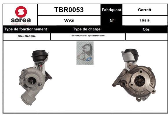 Turbocompresseur SNRA TBR0053 résout la perte de puissance sur Audi A6 C6