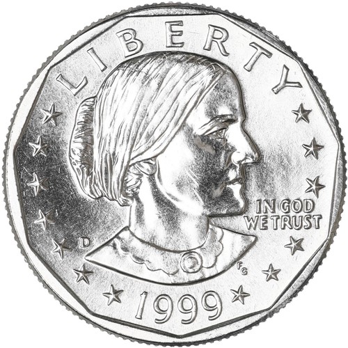 1999 D Susan B Anthony Gem BU Dollar US Mint Coin - Picture 5 of 6
