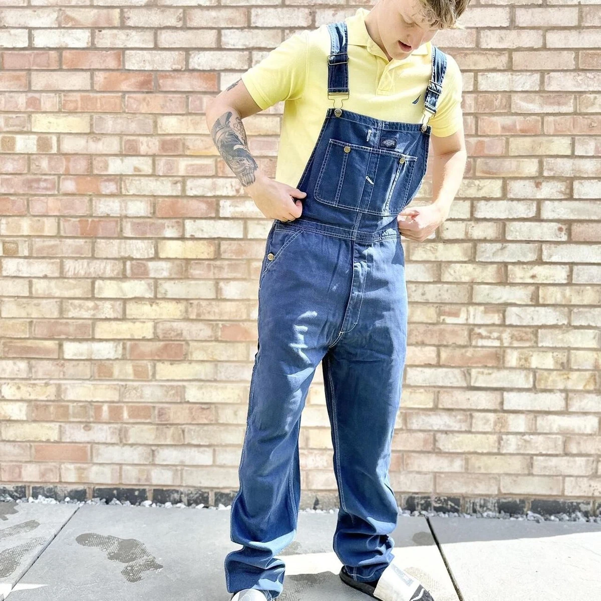 Dickies Denim Dungarees Size 32