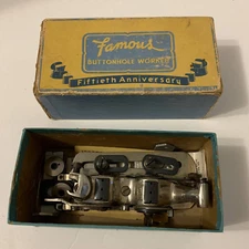FAMOUS BUTTONHOLE WORKER Vintage Fiftieth Anniversary For Parts