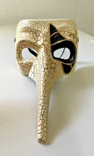Venetian Raven Face Mask Spirit Halloween Long Nose Masquerade Party Disguise
