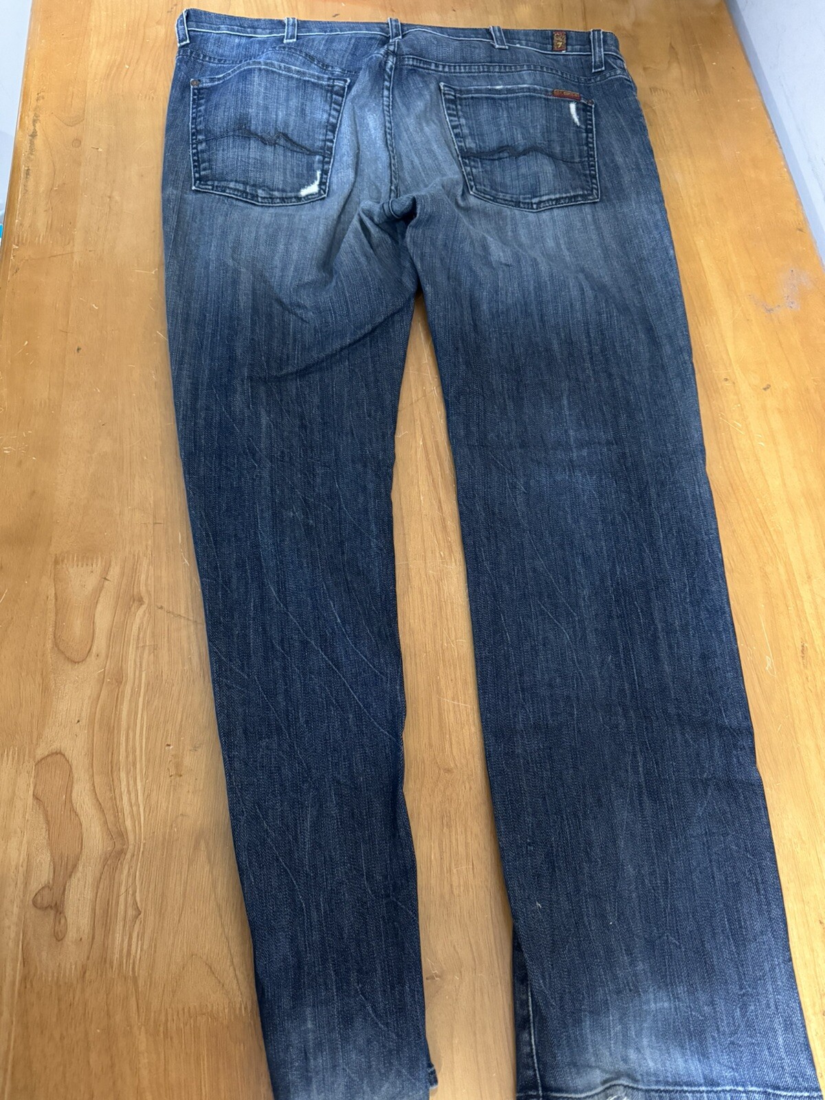 7 For All Mankind Mens Austyn Relaxed Waist 40 See Pics For Addl Measurements