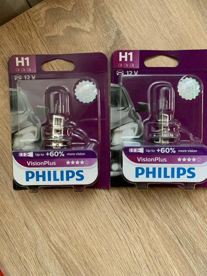 2 карты H1 VisionPlus +60% PHILIPS 12258VPB1 55 Вт 12 В 12258 В Vision Plus - Изображение 2 из 4