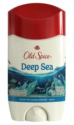 Old Spice Anti-Perspirant 2.6 Ounce Deep Sea Solid (Pack of 3)