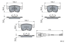 BREMSBELAGSATZ FÜR VW GOLF VIII (CD1, DA1) - BOSCH 0 986 460 321