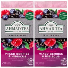 Ahmad Tea Mixed Berries 20TB (40G Pack of 2) free shipping world wide