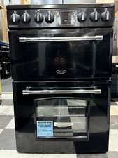 BELLING Farmhouse 60E Electric Ceramic Cooker - Black & Chrome 
