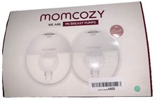 Momcozy M5 Hands-Free Wearable Breast Pump Set color Green ,Open Box,