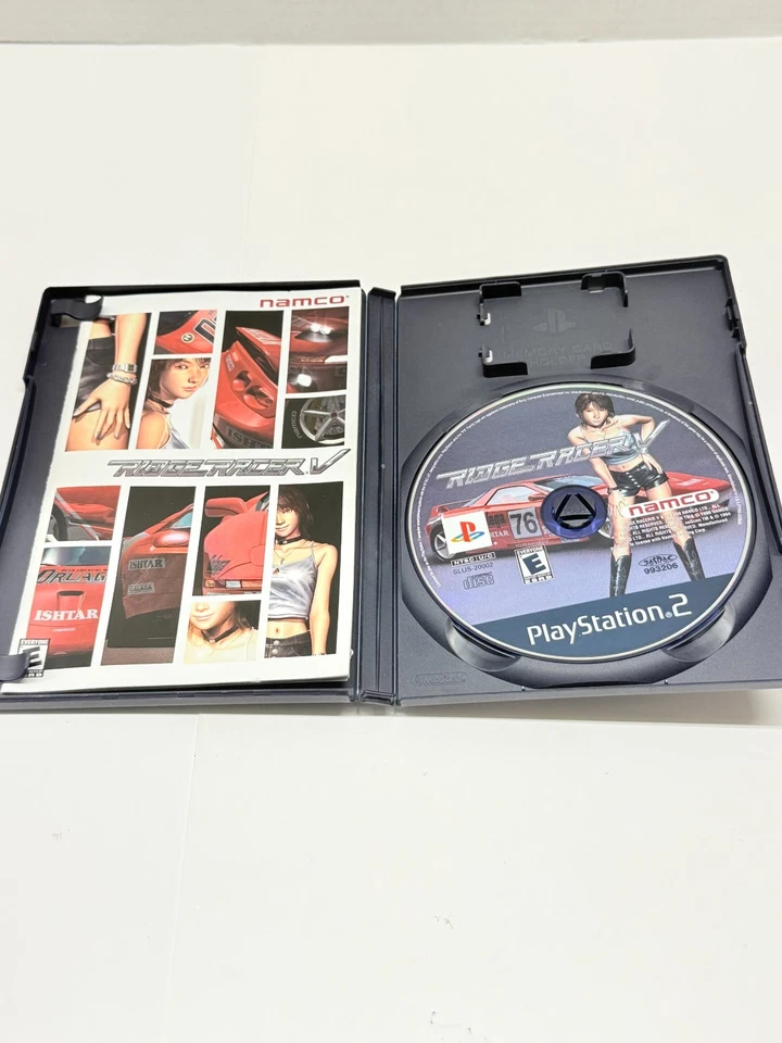 Ridge Racer V 5 (Sony PlayStation 2 PS2, 2000) Complete w/ Manual - Image 4 of 4