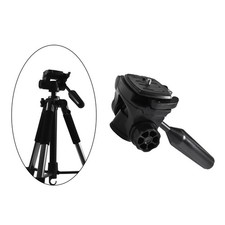 Camera Tripod Head Black Accessories Panoramic 3-5kg Loading Capacity, with