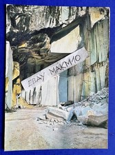 🔵 CARTOLINA FOTO ALPI APUANE CAVE DI MARMO ESTRAZIONE LAVORAZIONE M.CARRARA 😂