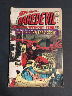DAREDEVIL #13 1966 1ST APP VIBRANIUM Lower Grade Copy 