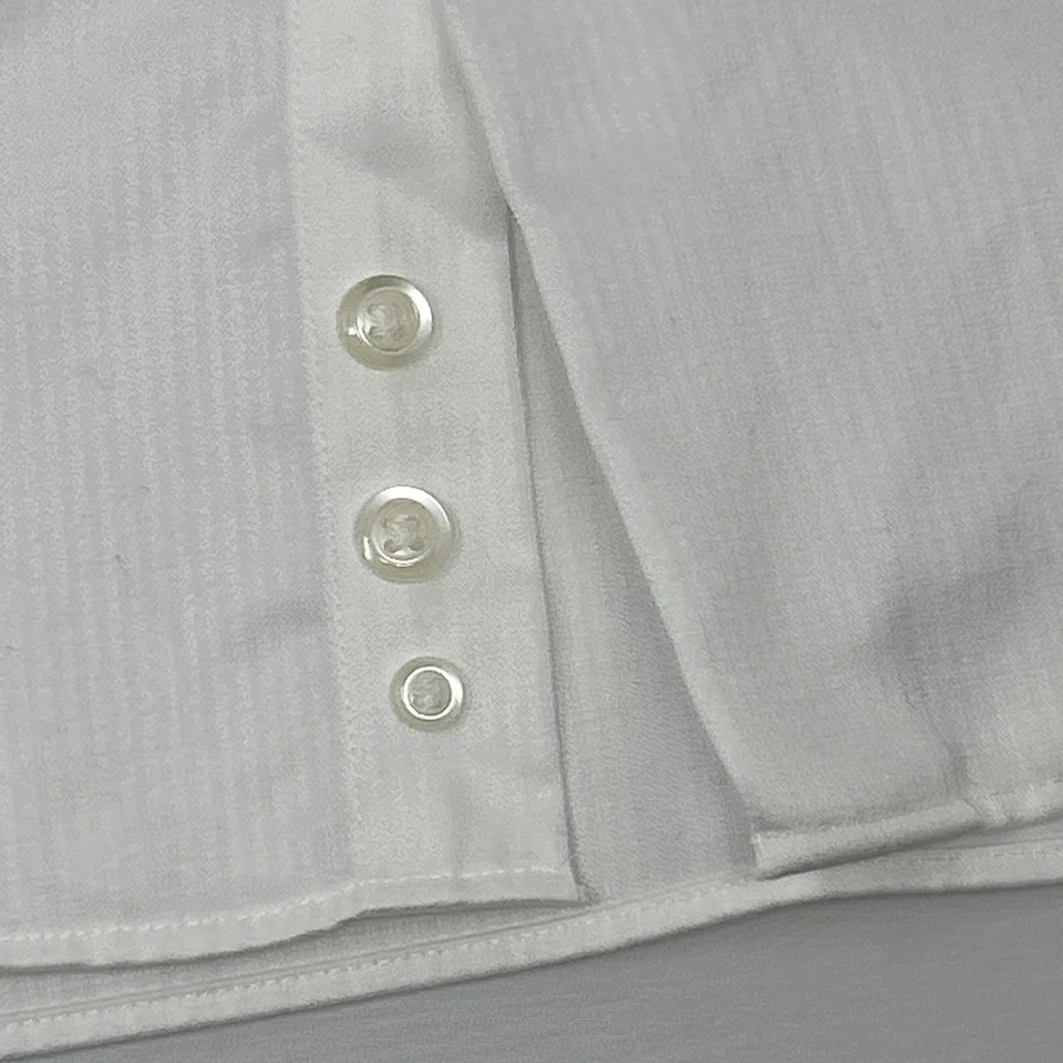 Pronto Uomo Men's Slim Fit Dress Shirt With French Cuffs 17.5 32/33 - Image 4 of 4