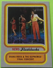 2019 Topps Heritage #NF-15 News Flashbacks Diana Ross Bids Farewell Card