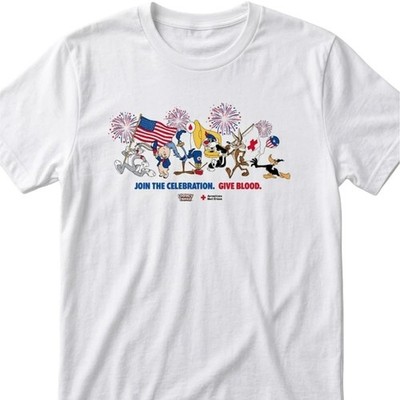 Looney Tunes Red Cross 250th Anniversary 4th Of July Graphic Tee