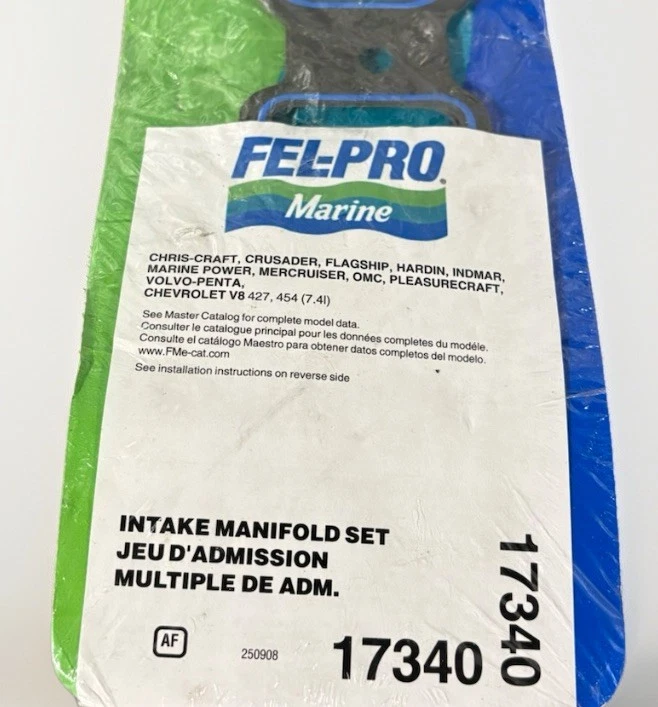 Marine Intake Manifold Gasket Set Fel-Pro 17340 photo 2