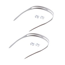 2x Swimming Goggles Straps Swim Glasses Straps with Clips Headbands Spare Parts