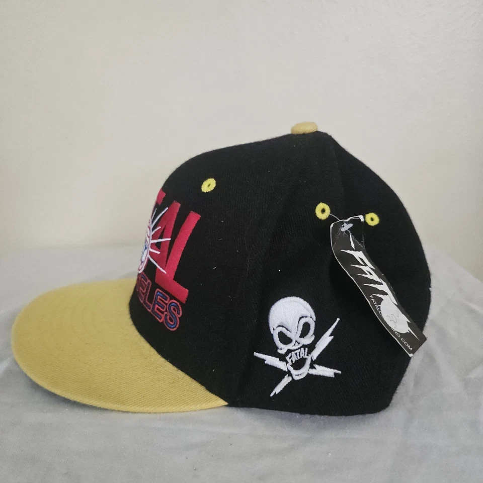 Nuevo Fatal Los Angeles Clippers Sombrero Adulto Hombres Gorra De Colección Negro Amarillo Snapback Foto 2 de 3