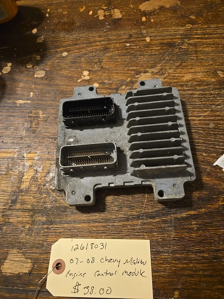 2007 2008 雪佛兰 MALIBU 发动机电脑模块 原始设备制造商 ECM 12618031 — 第 3/3 张图片