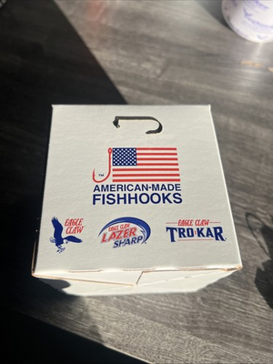 #ad 1000 #2 Eagle Claw 570 Bronze Jig Hooks for Jig Molds $34.99