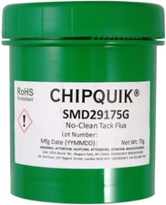 Chip Quik SMD291 Tack Flux No-Clean (75g Jar)