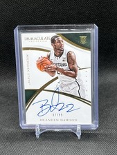 2015 Panini Immaculate Collegiate /99 Branden Dawson #377 Rookie Auto RC