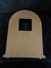 VTG  Elgin Dome Quartz Clock Cottage Mantel Beige, Maroon, Flowers 12" WORKS — photo 8