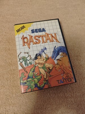 Rastan Sega Master System Game Cartridge, sehr guter Zustand, Vintage, Retro