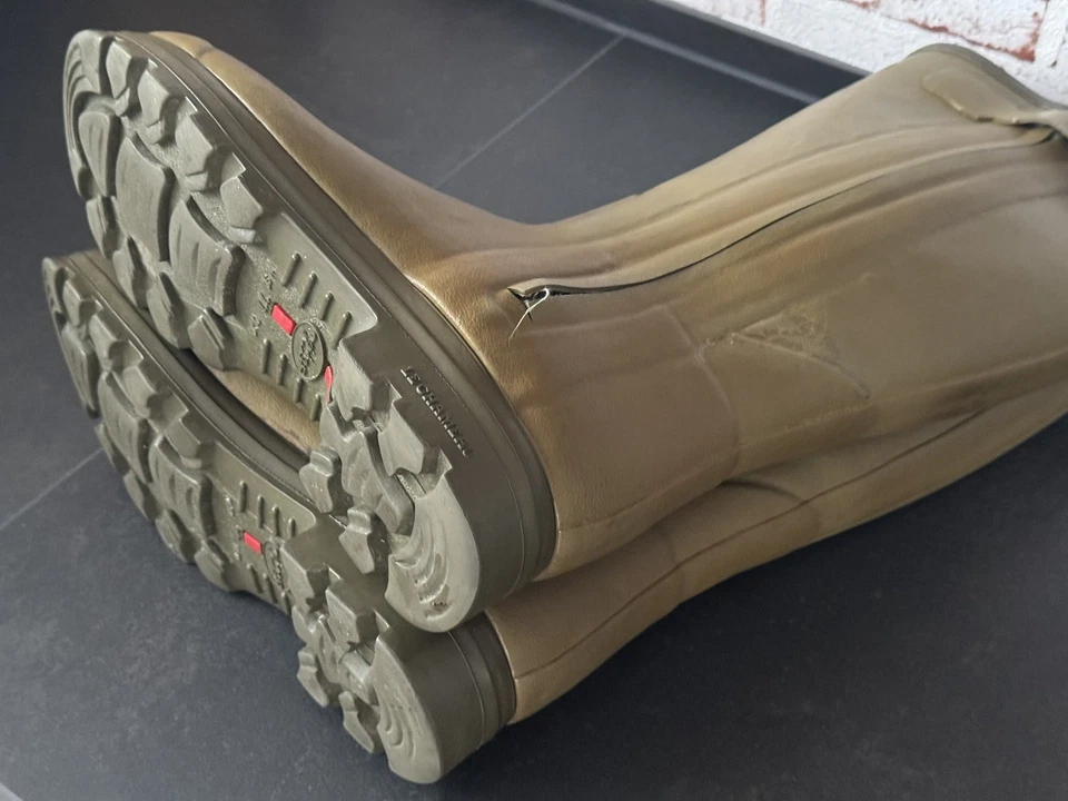 Le Chameau Chasseur alte Stall Gummistiefel GR.44 Gebraucht - Bild 3 von 4
