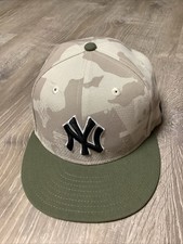 Oswald Peraza Game Used Yankees Armed Forces Day Hat 5/18/25 - MLB COA