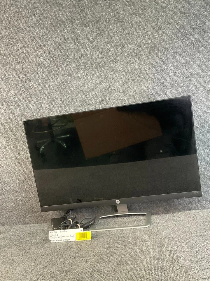 HP 27ec Monitor IPS 🖥️ 27" FHD Anti-Glare HDMI VGA Tested - Image 4 of 4