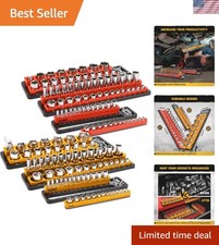 Organizzatore Presa Magnetica 6 Pezzi con Etichette - Perfetto per Meccanici e Fai da Te