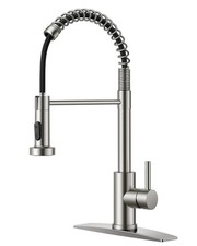 Kitchen Faucet Pull Down Sprayer, Classic High Arc, Brushed Nickel