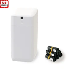 Self Sealing Trash Can W/ Motion Sensor Automatic Bag Replacement Touchless Lid