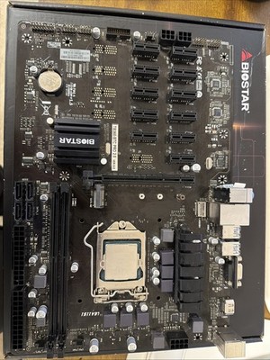 Biostar TB360-BTC PRO 2.0 Motherboard + Intel Celeron G4900 CPU + Stock Cooler