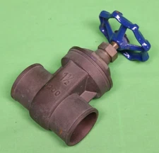 NOS Watts Regulator 1 1/2” Brass Sweat Joint Gate Valve