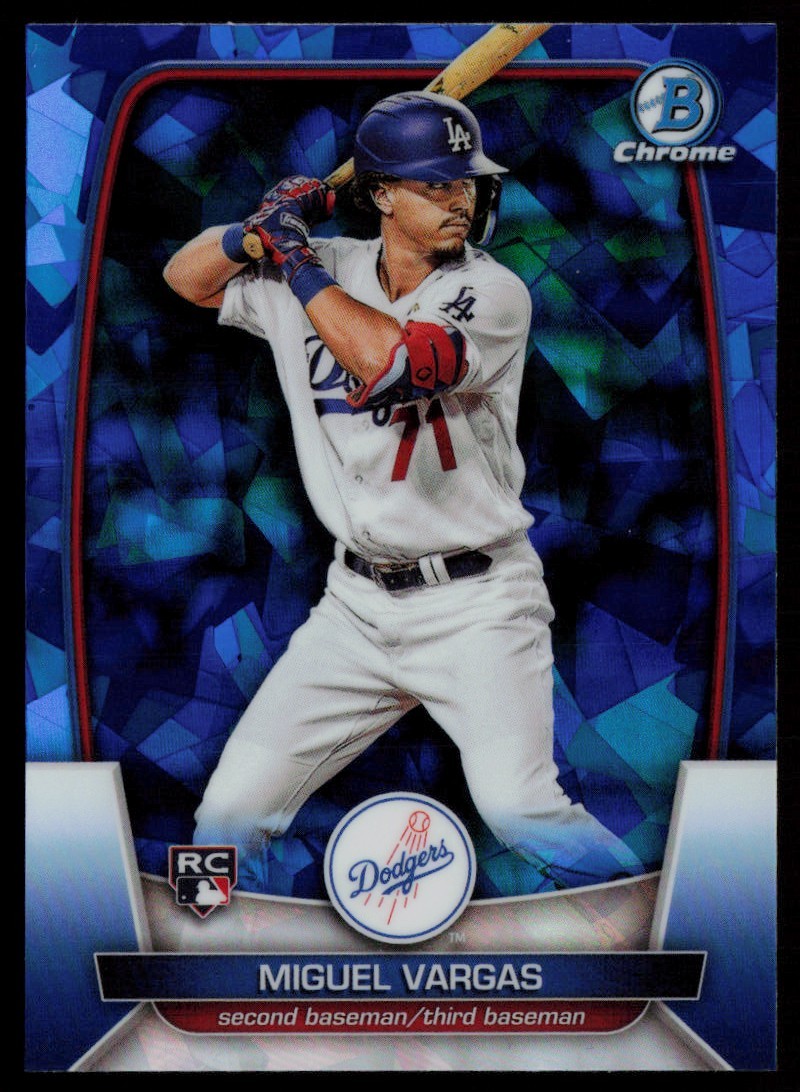 MIGUEL VARGAS 2023 BOWMAN CHROME SAPPHIRE RC LOS ANGELES DODGERS #40