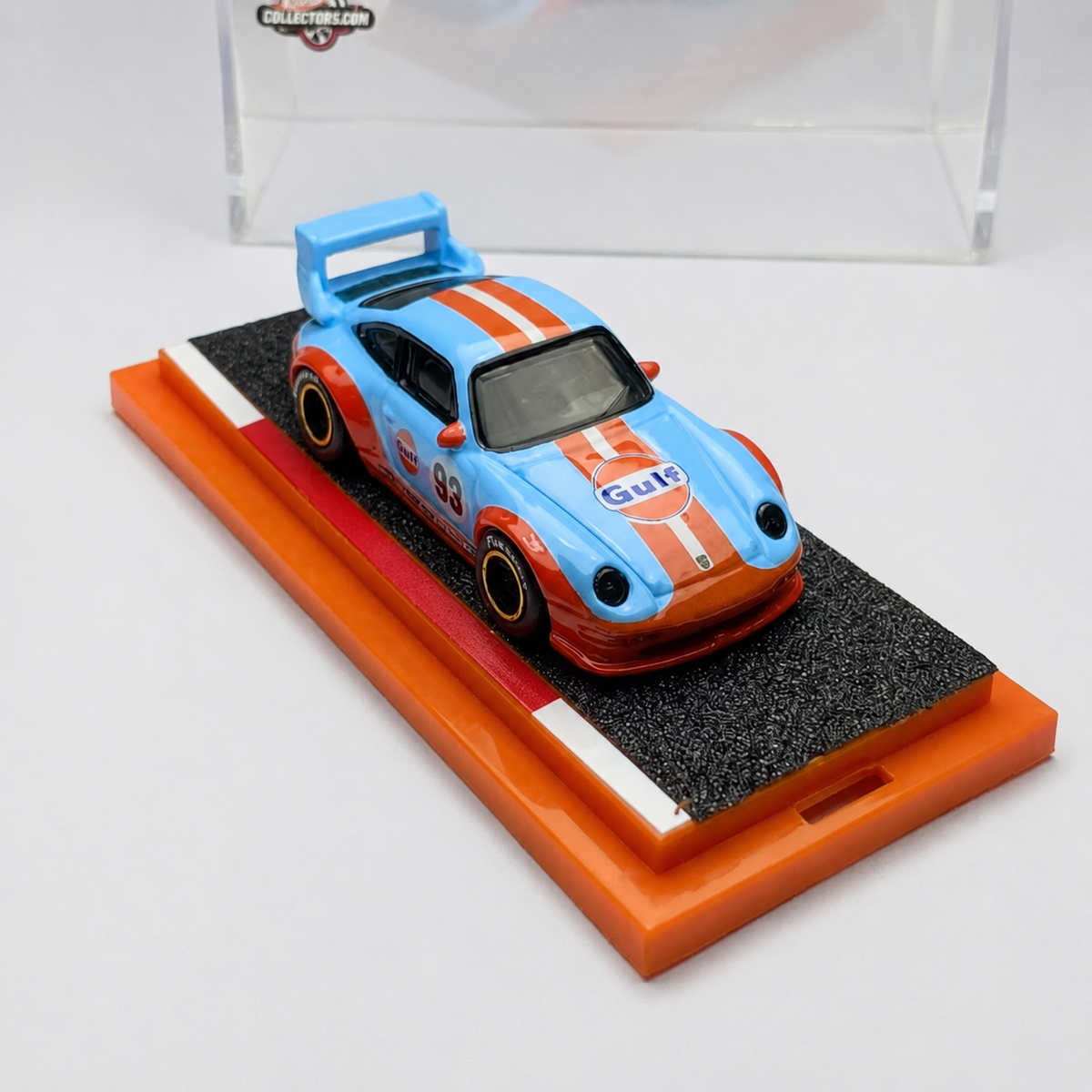 Hot Wheels Porsche 993 GT2 Gulf Blue Orange Custom Replica With