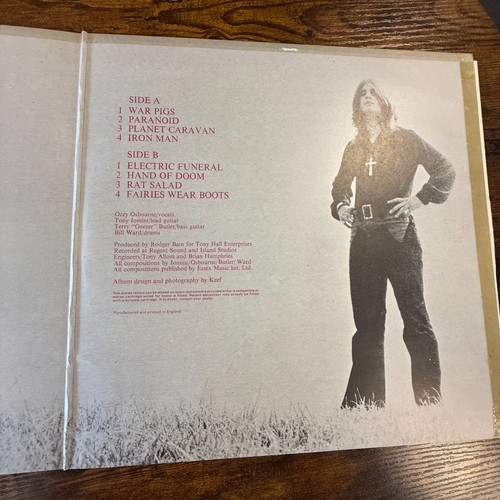 Black Sabbath - Paranoid Vintage Vinyl Record LP Ozzy - Auction - Picture 7 of 13